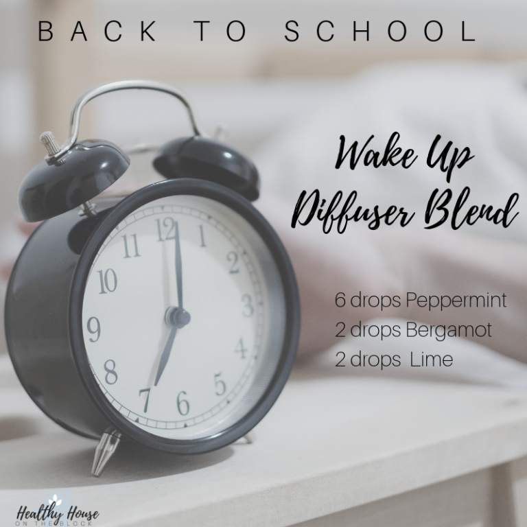 good morning diffuser blend with peppermint bergamot and lime