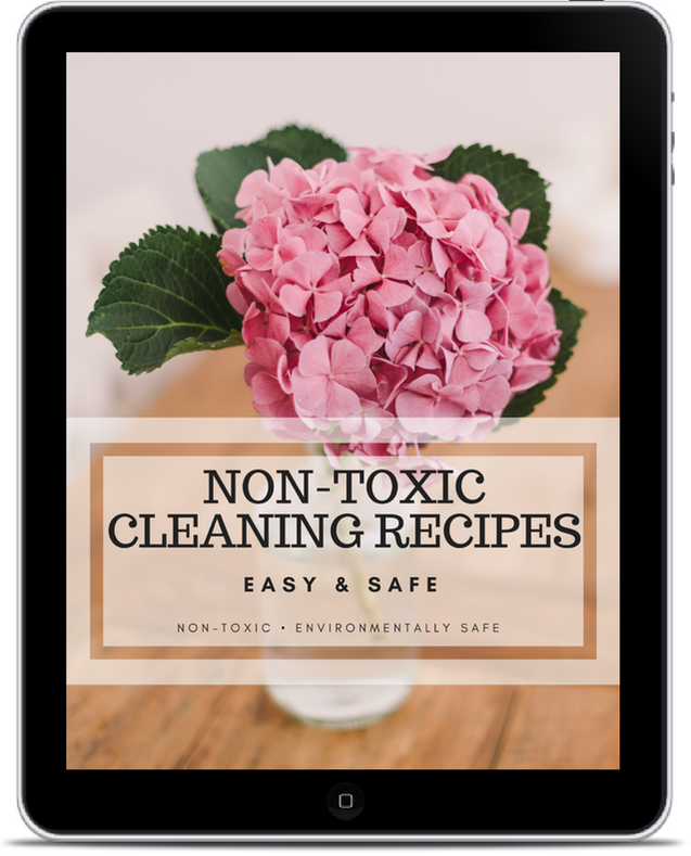 remove cleaning toxins with non toxic cleaning products