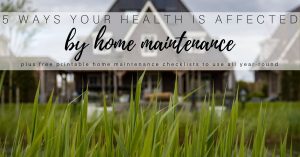 Read more about the article Five Ways this Home Maintenance Checklist Can Improve Your Health