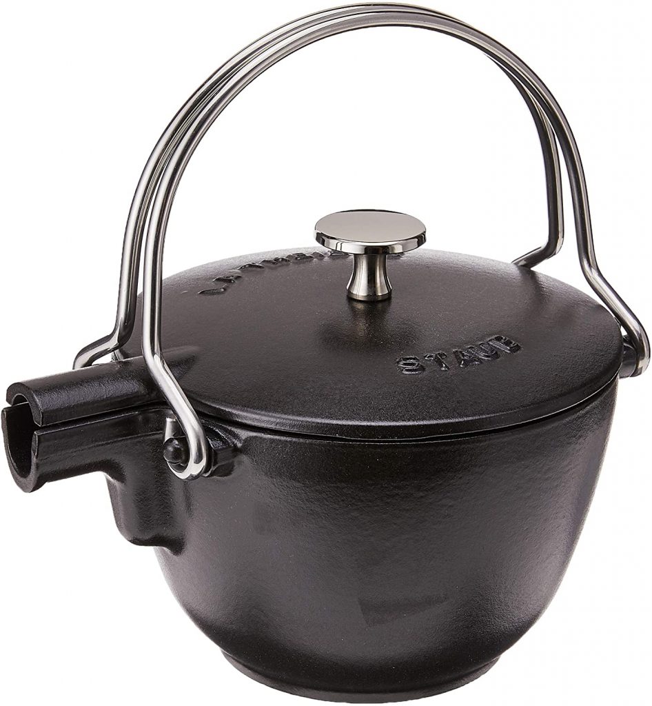 staub enameled cast iron tea kettle