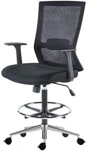 GreenGuard Certified Sunon Ergonomic Mid-Back Mesh Drafting Chair