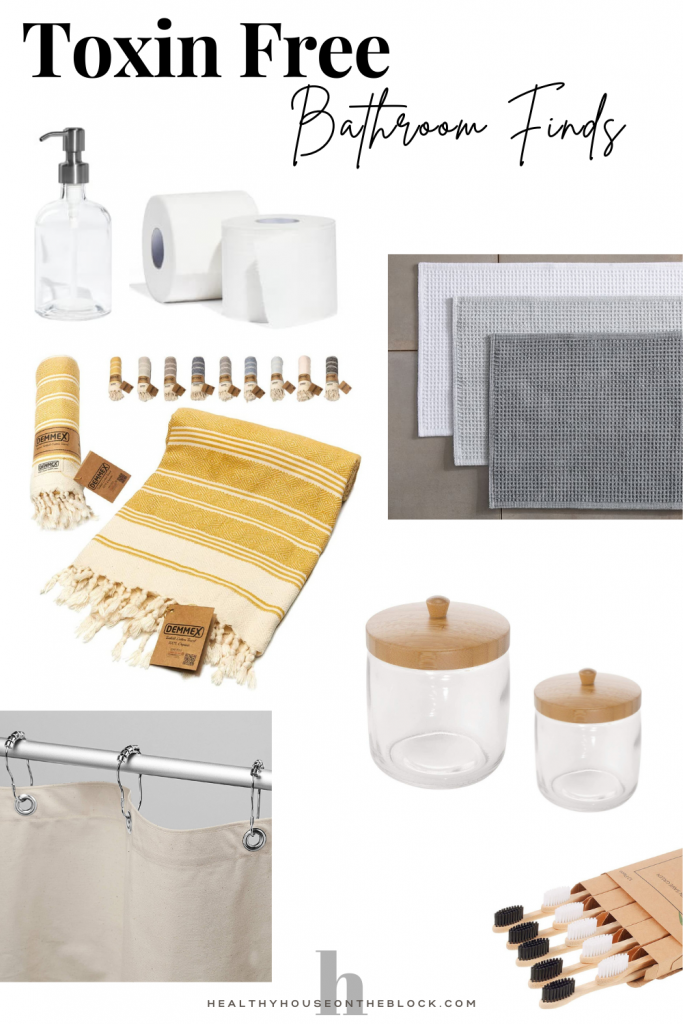 Toxin Free bathroom finds