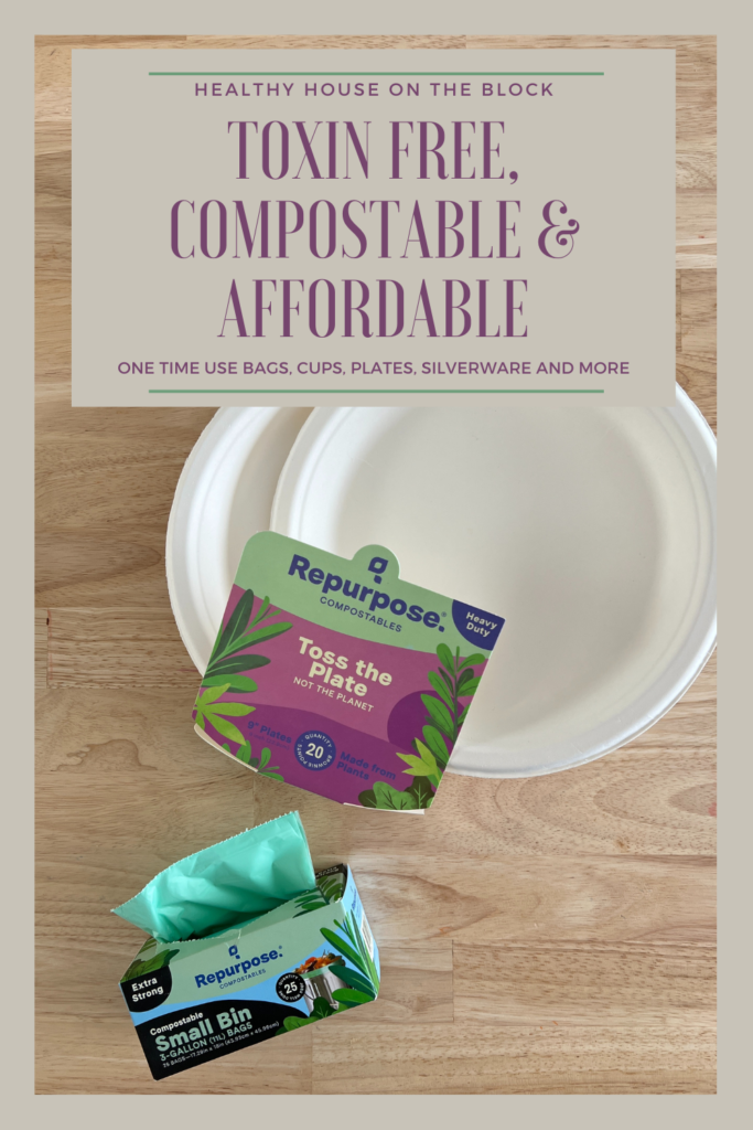 toxin free one time use items that are also compostable