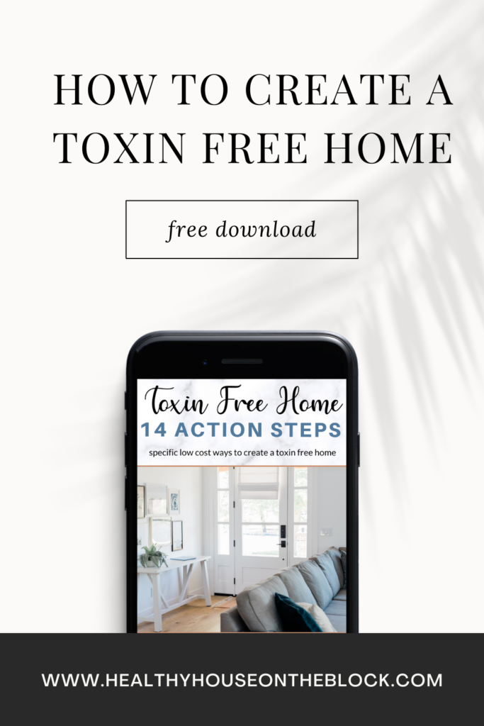 download your free ebook on how to create a healthier home starting TODAY