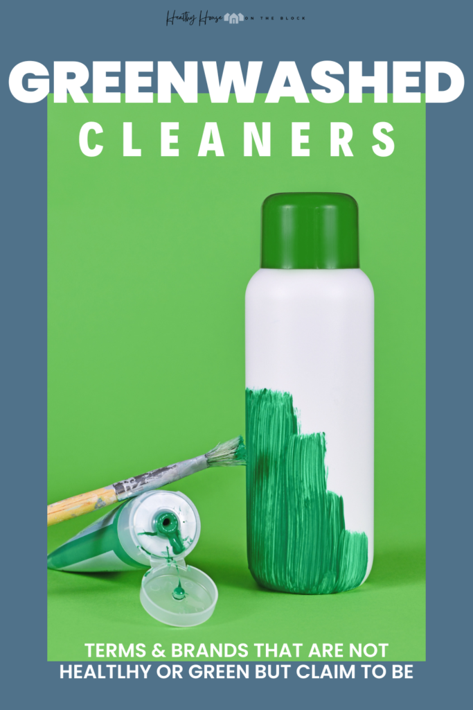 greenwashed cleaning terms