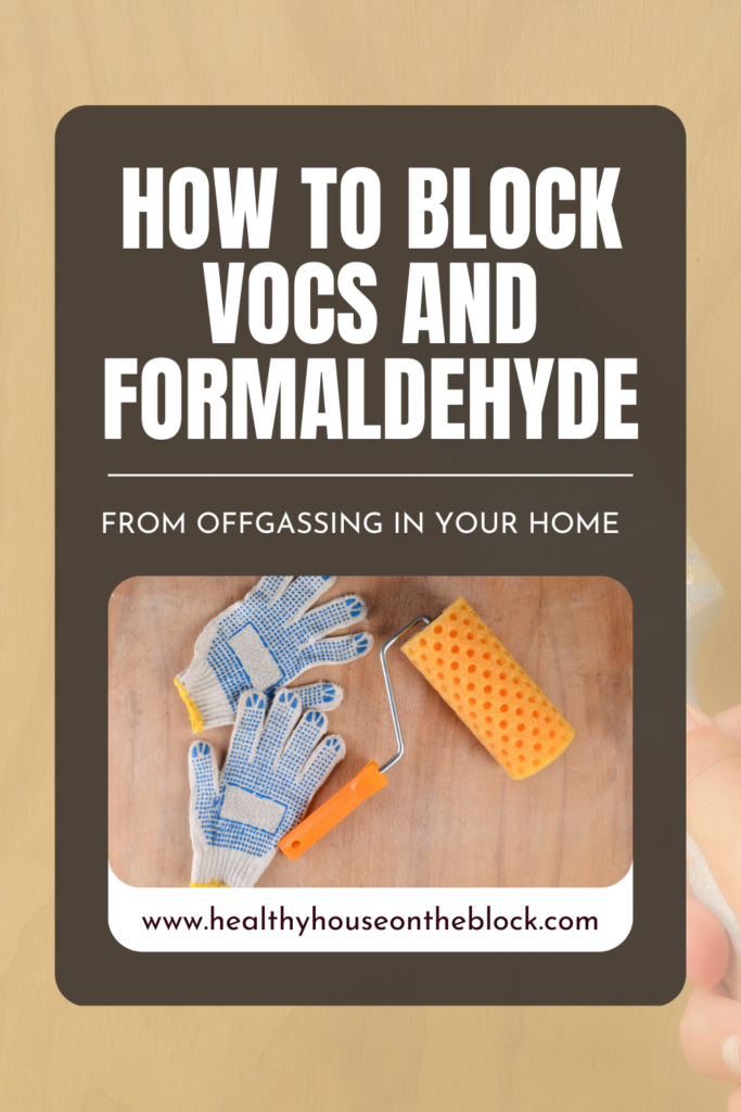 how to block VOCs from plywood