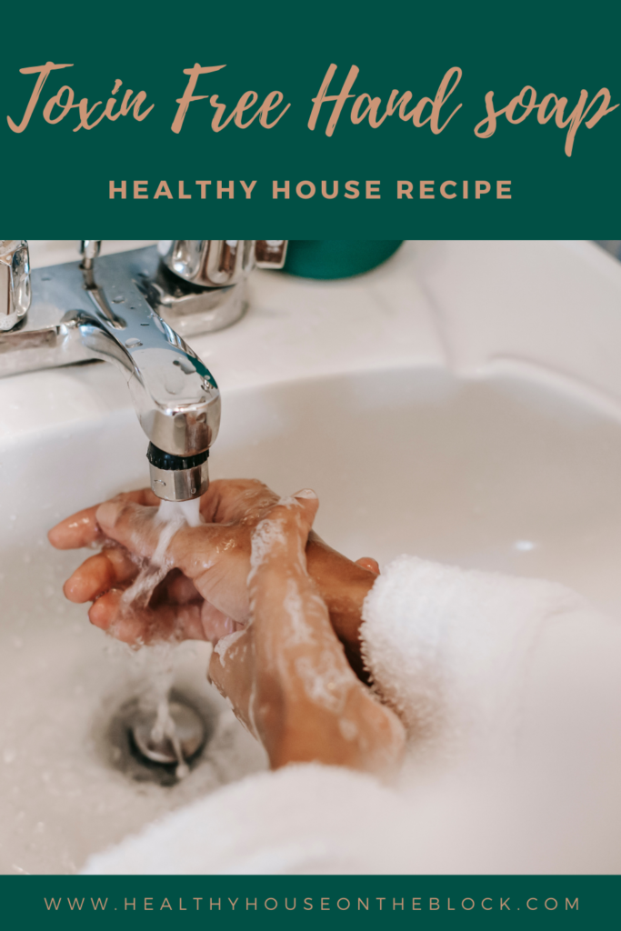 toxin free bathroom ideas: hand soap recipe