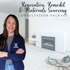 Consultation: Renovation, Remodel & Materials Sourcing Package