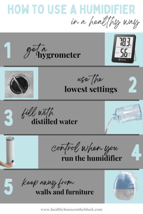 how ot use a humidifier in a healthy way