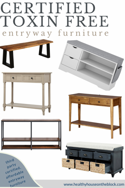 certified toxin free entryway furniture for a healthy house