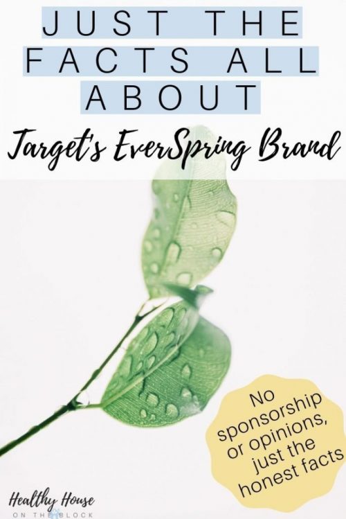 target everspring brand safe ingredients