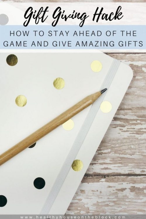 gift idea hack to stay ahead of the giving game this year