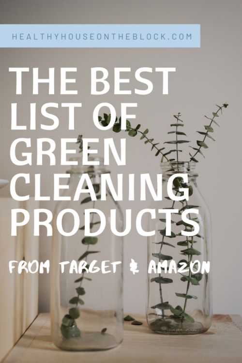 green cleaning products from target and amazon