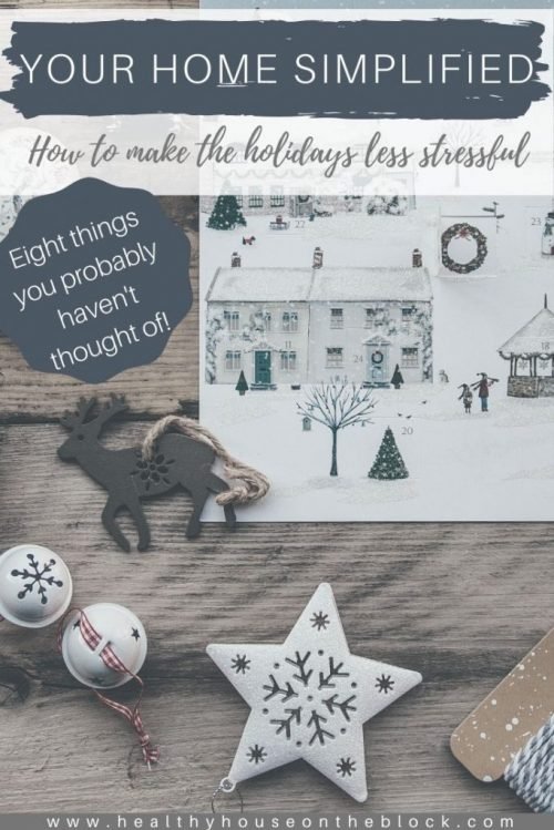 ideas to keep a simplified home this christmas