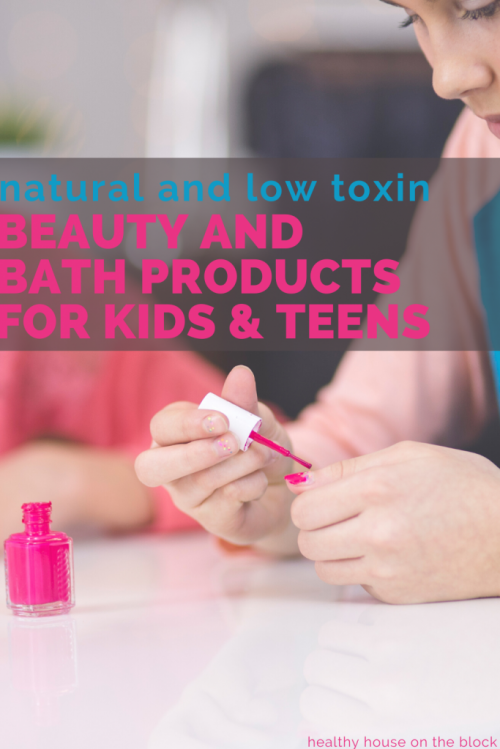 natural beauty products for kids and teens