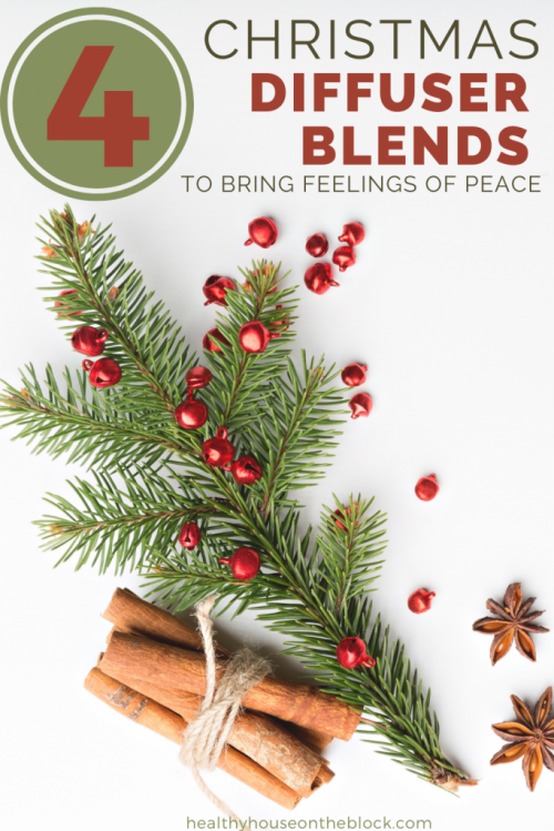 peaceful christmas diffuser blends