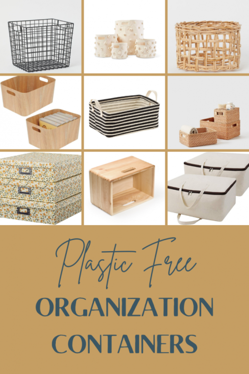 plastic free organization containers for a toxin free home