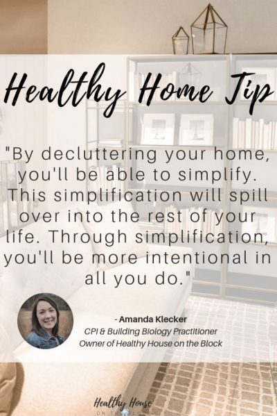 how organizing and decluttering are beneficial to your health