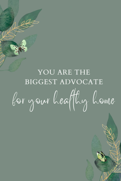 stand up for the health of your home and the products you allow into your space