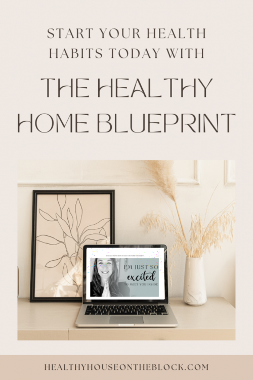 the healthy home blueprint will help you detox your home and create a truly healthy living space that is toxin free for you and your family