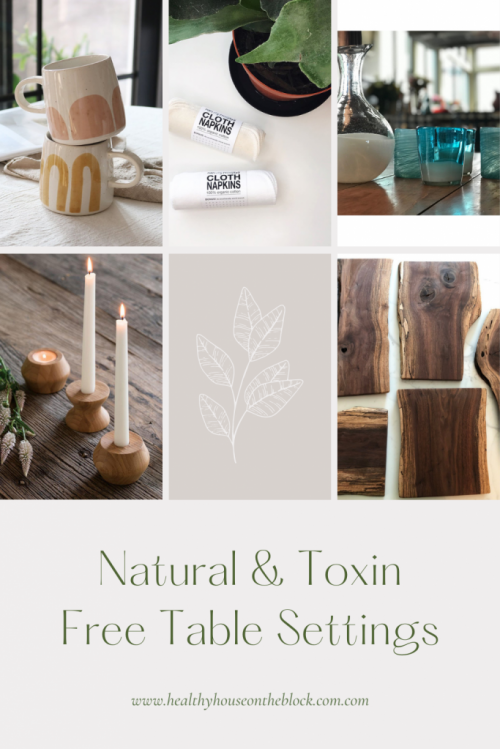 top picks for natural and toxin free table settings