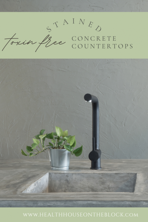 toxin free stained concrete countertops for your healthy home